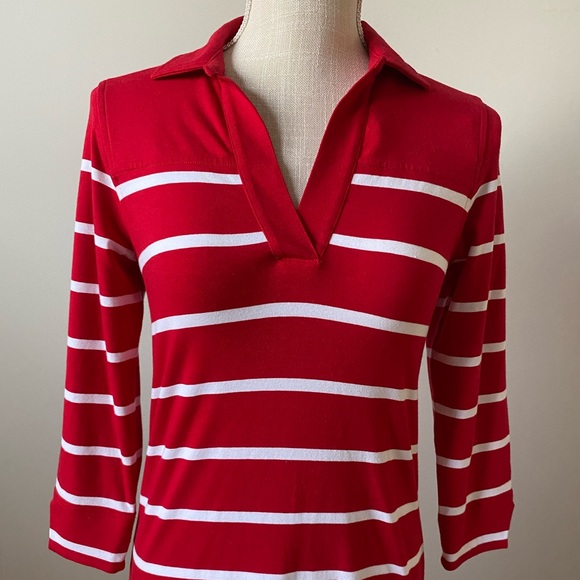 Vineyard Vines Red and White Striped Dress - Picture 3 of 9